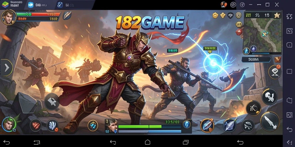 Tampilan gameplay menarik dari 182GAME dalam dunia SLG.