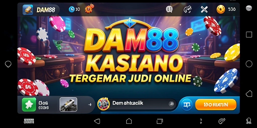 Tampilan screenshot utama <strong>DAM88</strong> yang menampilkan gameplay Kasino yang seru.