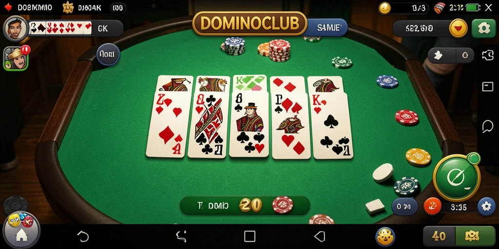 Gameplay seru dan interaktif pada aplikasi Gaple.