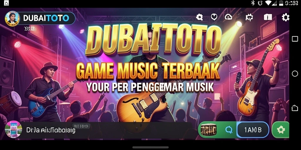 Tangkapan layar DUBAITOTO menampilkan pemain bersaing dalam tantangan musik.