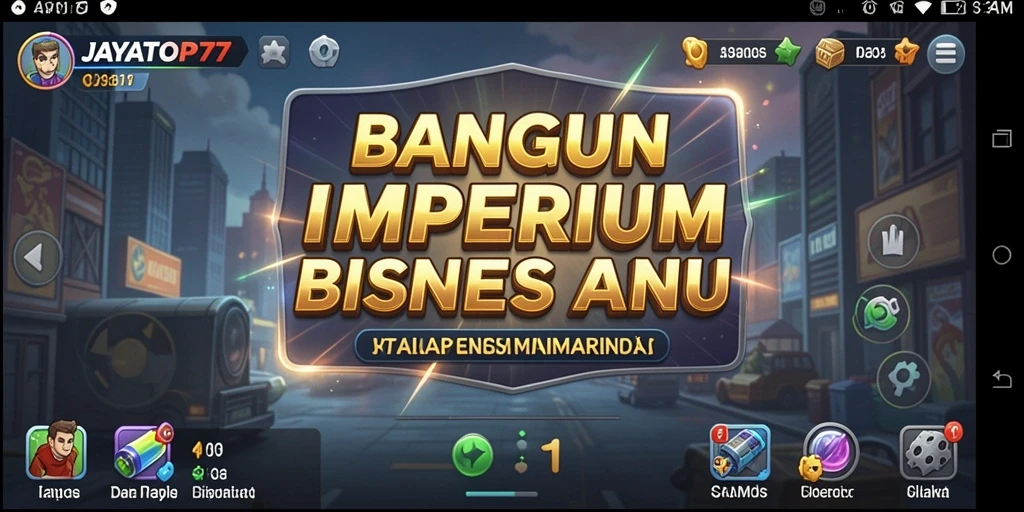 Tampilan gameplay menarik dalam JAYATOP77 yang menunjukkan pengelolaan perusahaan.