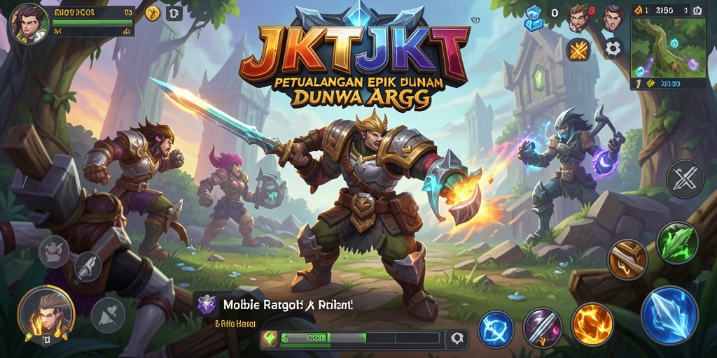 Gameplay seru dalam <strong>JKTJKT</strong> dengan aksi petualangan yang mendebarkan.