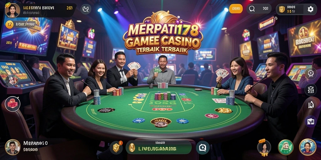 Tampilan gameplay Live Casino yang mengasyikkan di MERPATI178.
