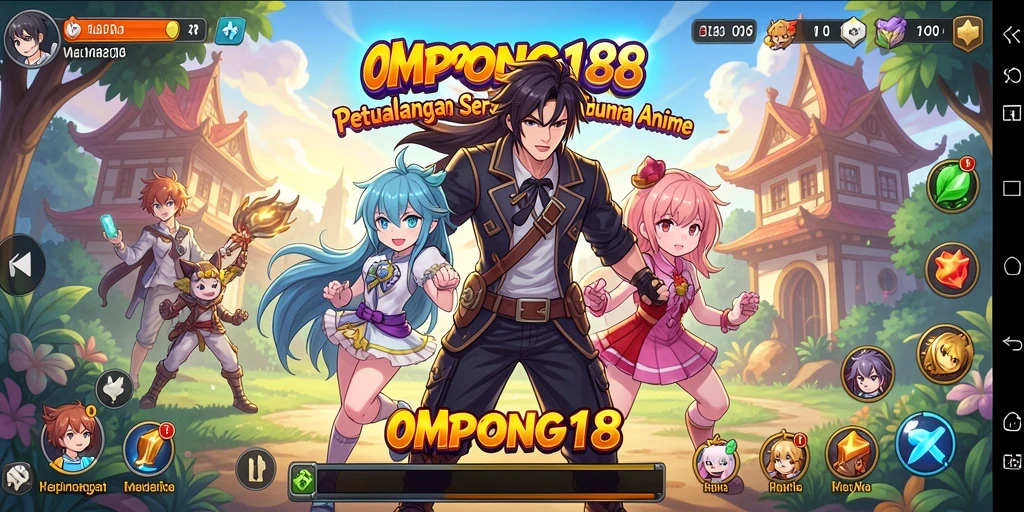 Gameplay OMPONG188 yang penuh warna dan seru.