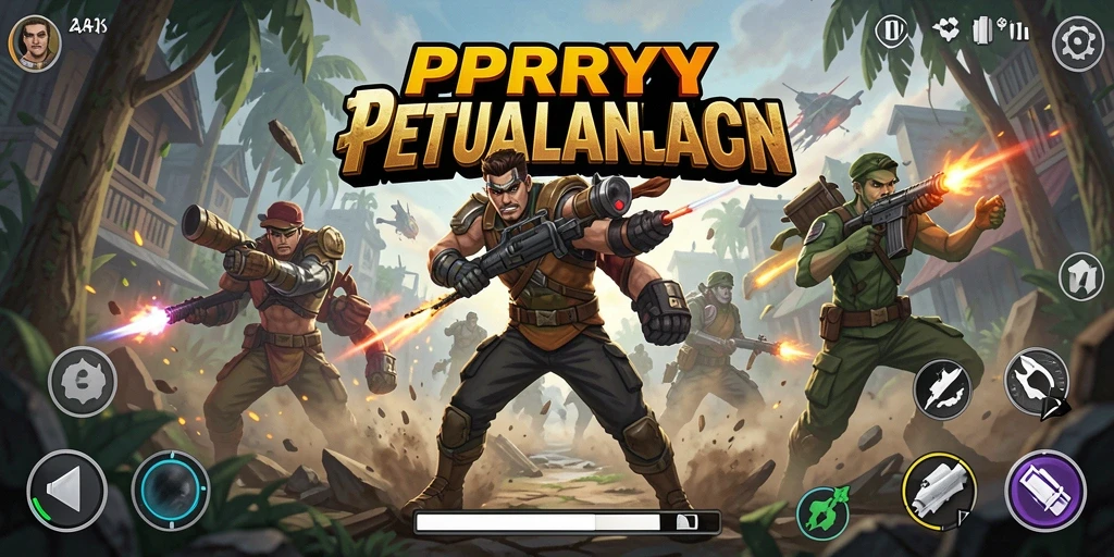 Gameplay mendebarkan dari PPRRYY dengan aksi yang intens.