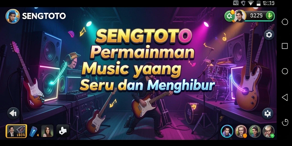 Tampilan menarik dari permainan musik SENGTOTO saat dimainkan