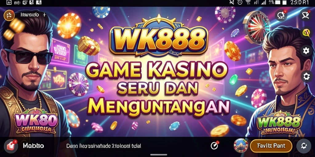 Tangkapan layar menampilkan gameplay mendebarkan di WK888 Kasino.
